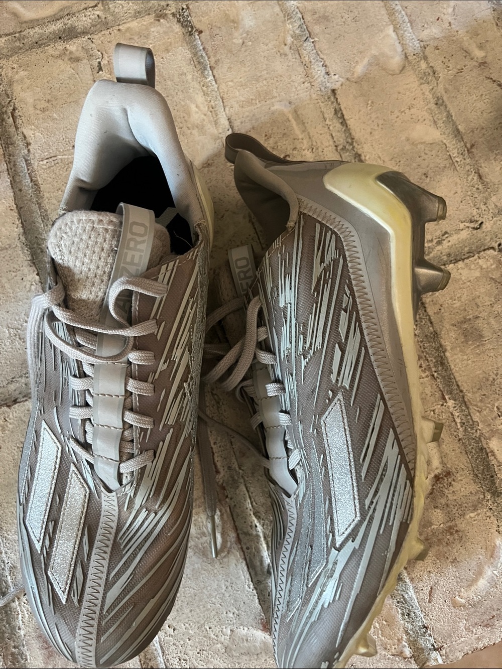 adidas Adizero Men's Gray football Athletic Cleats